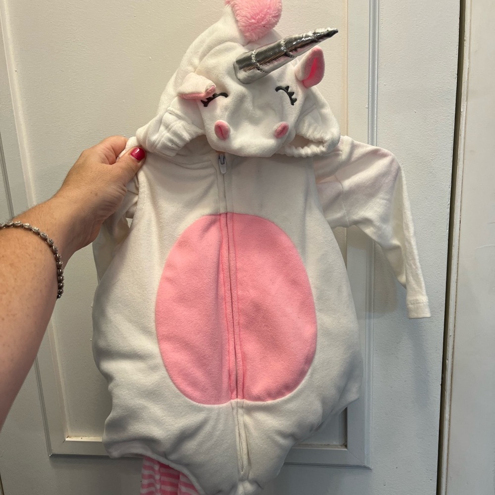 Like new - Unicorn Halloween costume size 3-6 months.